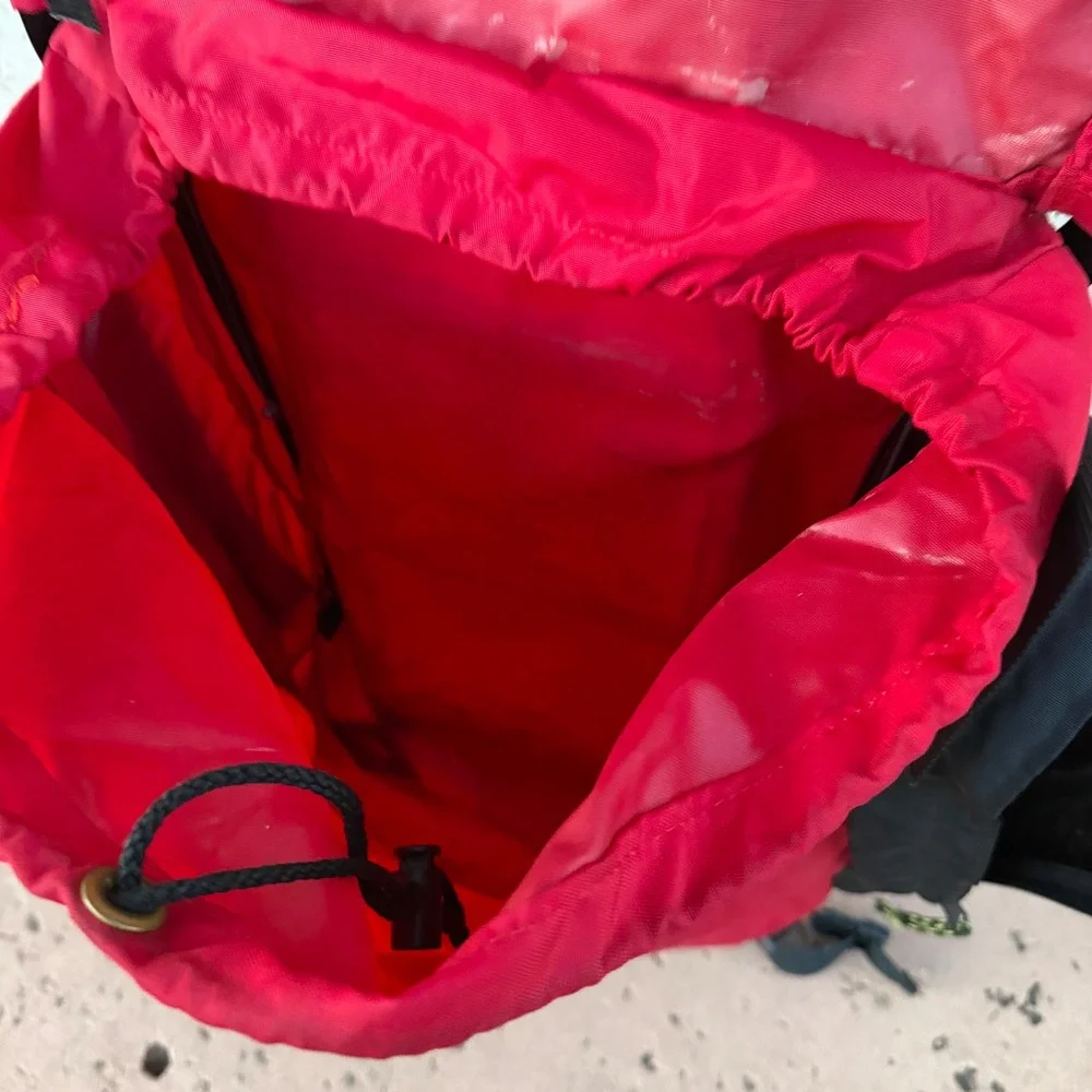 Vintage Coleman Peak 1 External Frame Backpack Red Black Hiking Camping USA Made